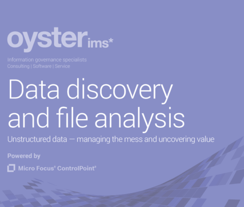 Data discovery and file analysis brochure - Oyster IMS - Micro Focus ControlPoint